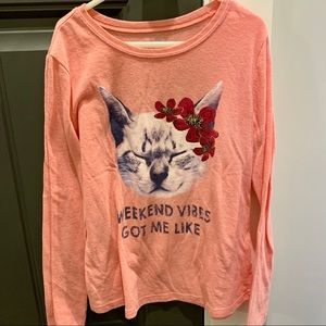 Girls long sleeve T-shirt’s and pant set 10/12